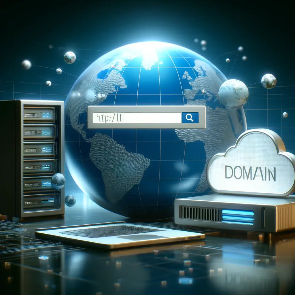 Domain ve Hosting Seçimi resim üret 